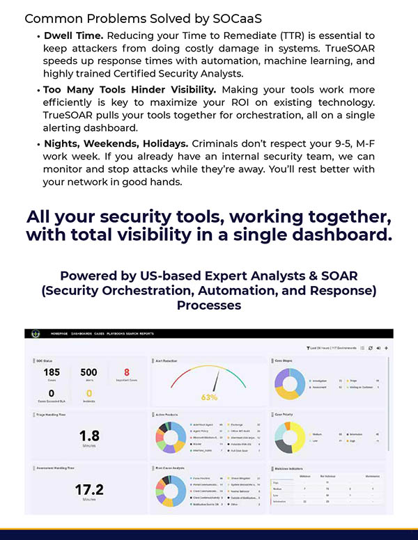 TrueSOAR - Service Overview. Cerberus Sentinel specializes in cybersecurity solutions that build a culture of security within an organization Image 2