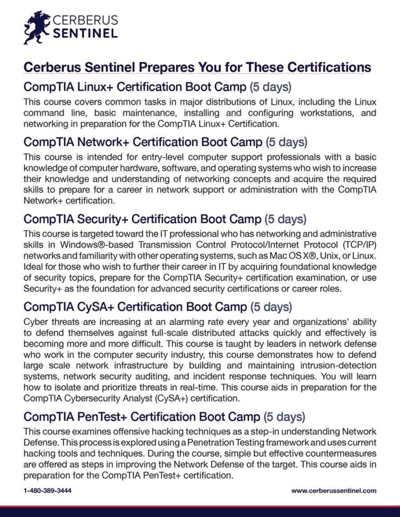 Certification Training Programs - Service Overview Image 2