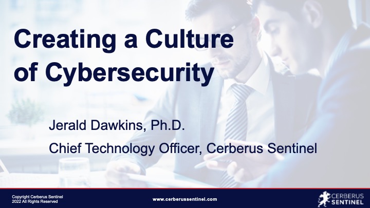 Video – Creating a Culture of Cybersecurity